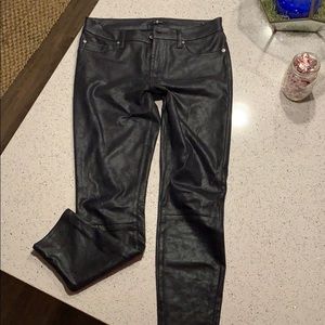 7 For All Mankind Coated Skinny Jeans